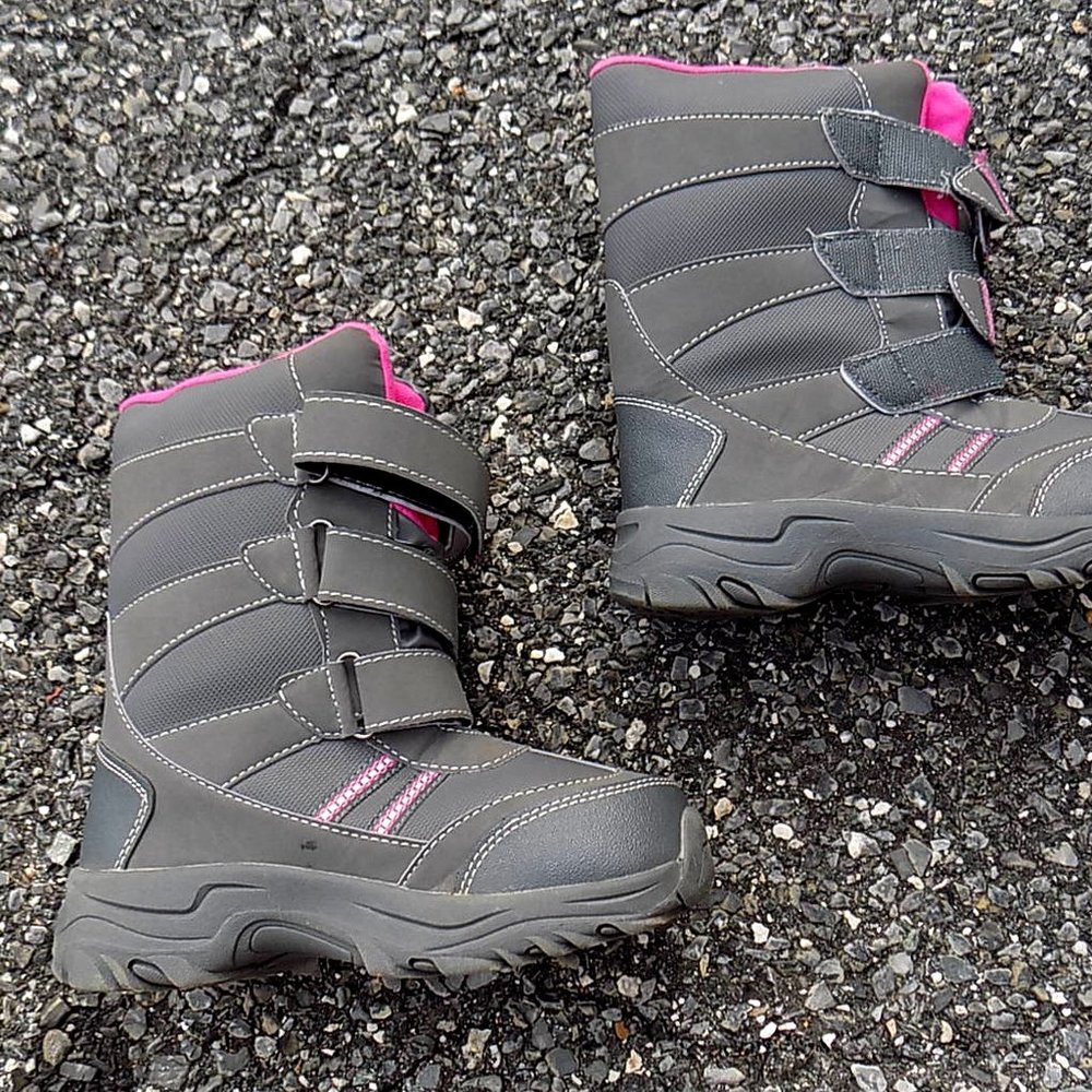 Half Pipe Gray Winter Boots - Size 2M